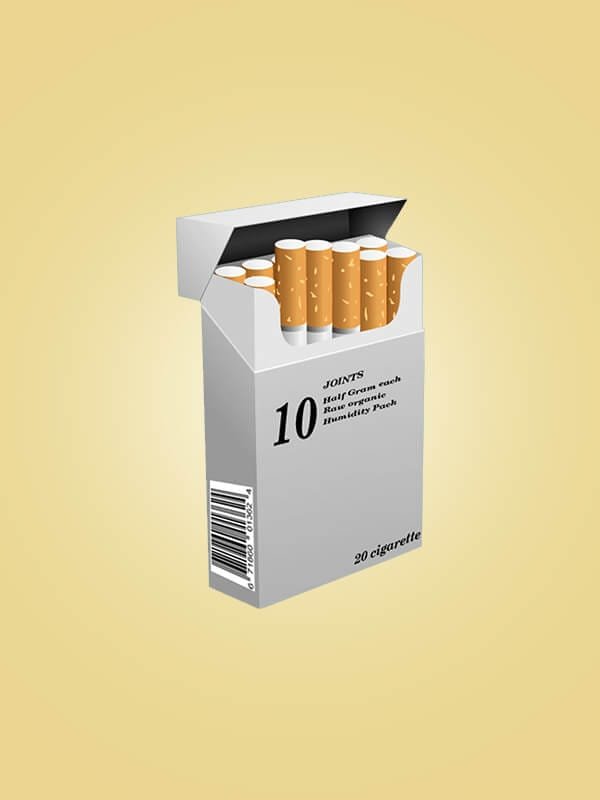 cardboard cigarette boxes