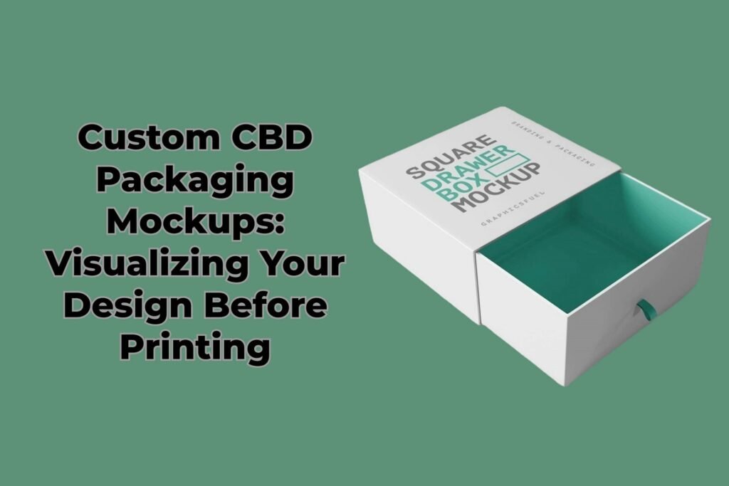 custom cbd packaging mockups